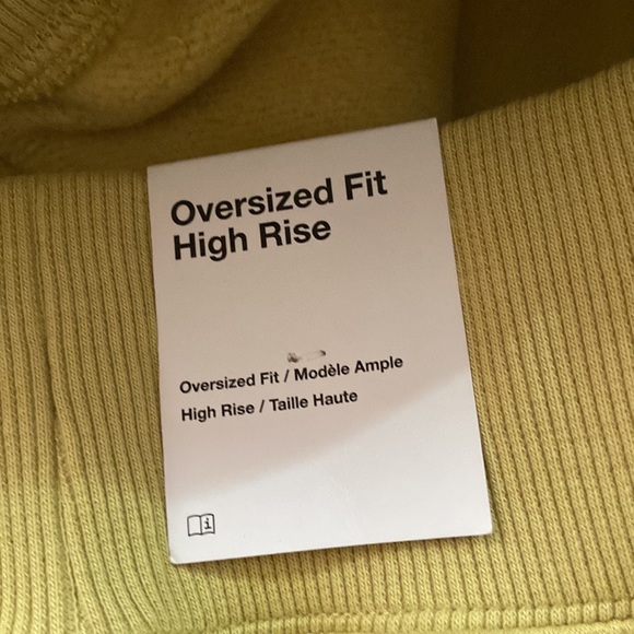 New Nike Phoenix Fleece High-Waisted Oversized Sweatpants | Buff Gold XS - Picture 3 of 9